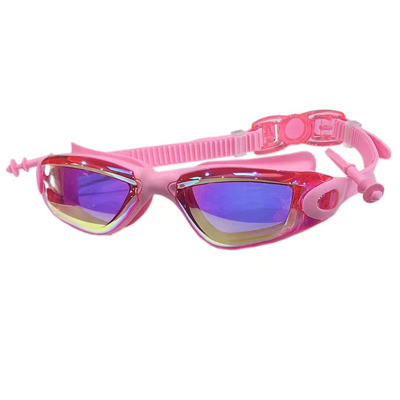 Large Frame HD Anti-Fog Waterproof Adult Swimming Goggles
