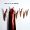 Nordic Solid Wood Wall-Mount Coat Hook for Bedroom & Hallway