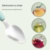 ZISIZ Baby Silicone Food Scraper Spoon