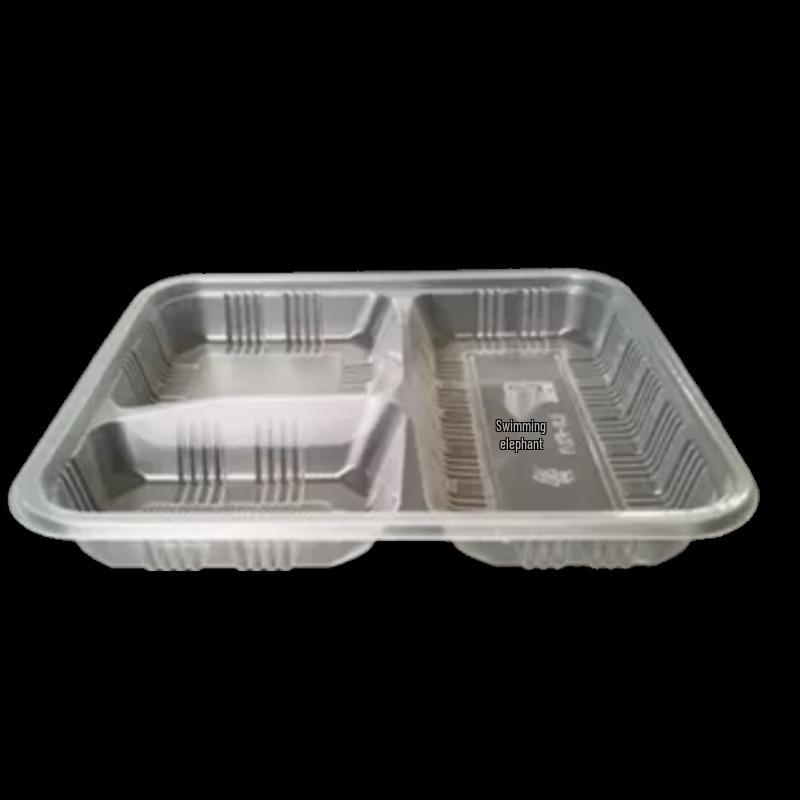 

Disposable 3-Compartment Meal Prep Containers with Lids