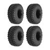 4Pcs Rubber Tires Strong Grip Non Slip Durable Easily Install Replacement Tire for SCX10 for SCX10III