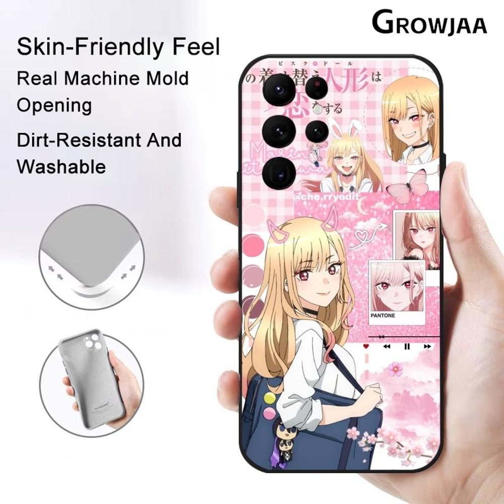 Marin K-Kitagawa Anime Dívka Pouzdro na Telefon Pro Samsung Galaxy S25 S24 S22 S23 Ultra S21 S20 Plus 5G Ochranné Silikonové Funda
