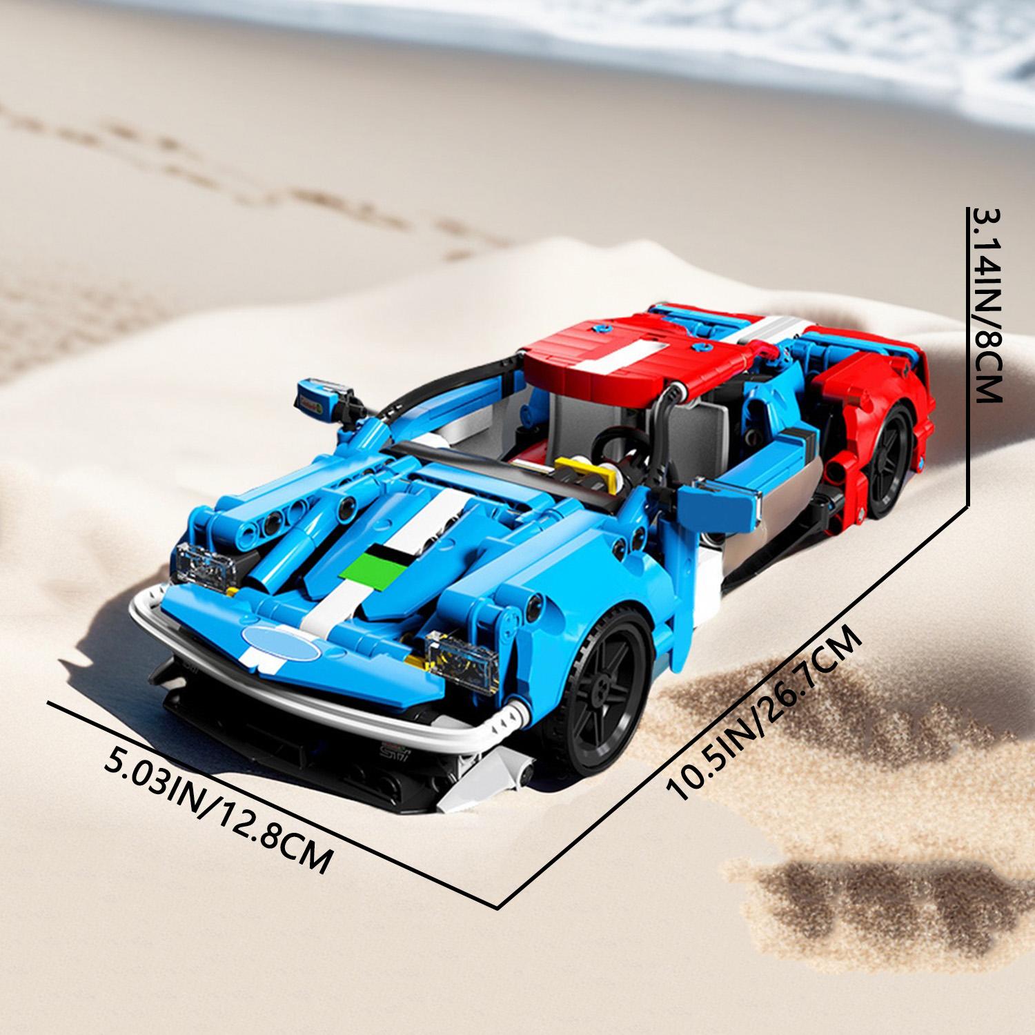 High-Quality 569Pcs High-Quality Red High-Quality And High-Quality Blue High-Quality Splicing High-Quality Racing High-Quality Car High-Quality