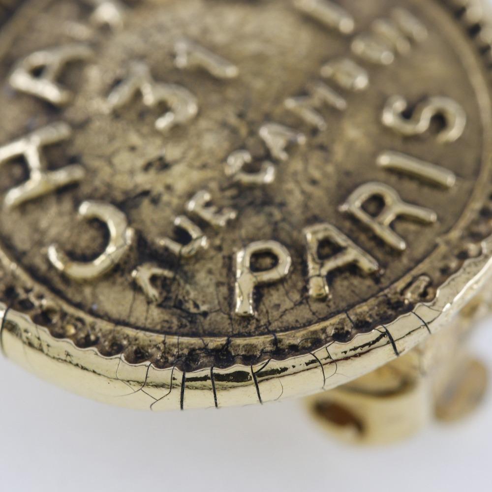 CHANEL 31 RUE CAMBON Earring vintage Plated Gold 10.2g Women Used