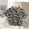 Children's Short Sleeve Summer Shirt – Hong Kong Style Casual Boys' Top