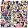 Set of 50 Bizarre Adventure Cute Anime Waterproof Cute and Stylish Cartoon DIY Stickers for Water Anniversary Stationery JoJo's Stickers, Stickers,