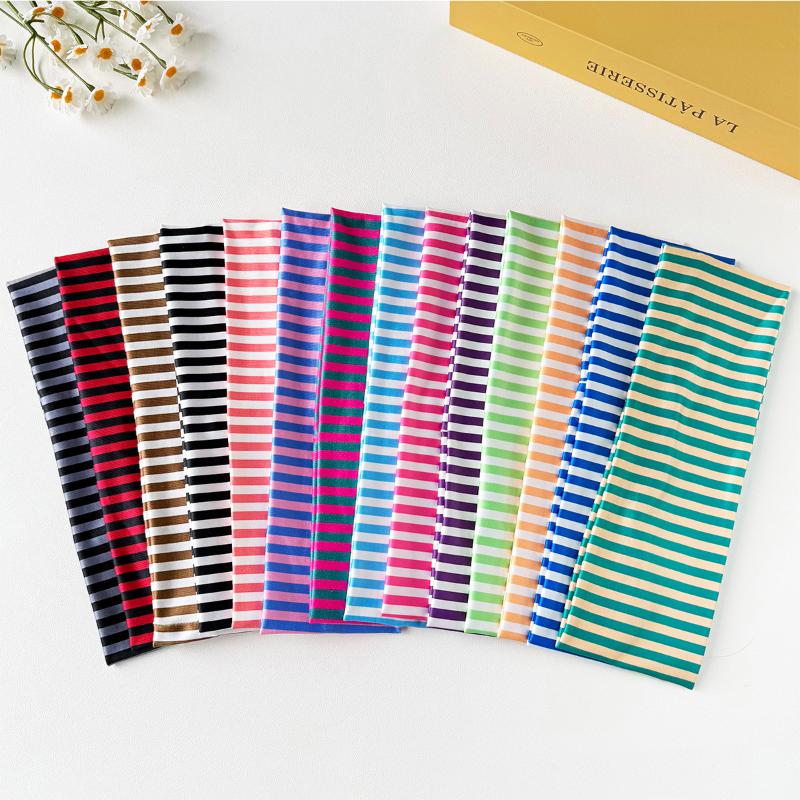 Stylish Women's Hair Bands Sweet Striped American Stretch for Sports Travel Fitness