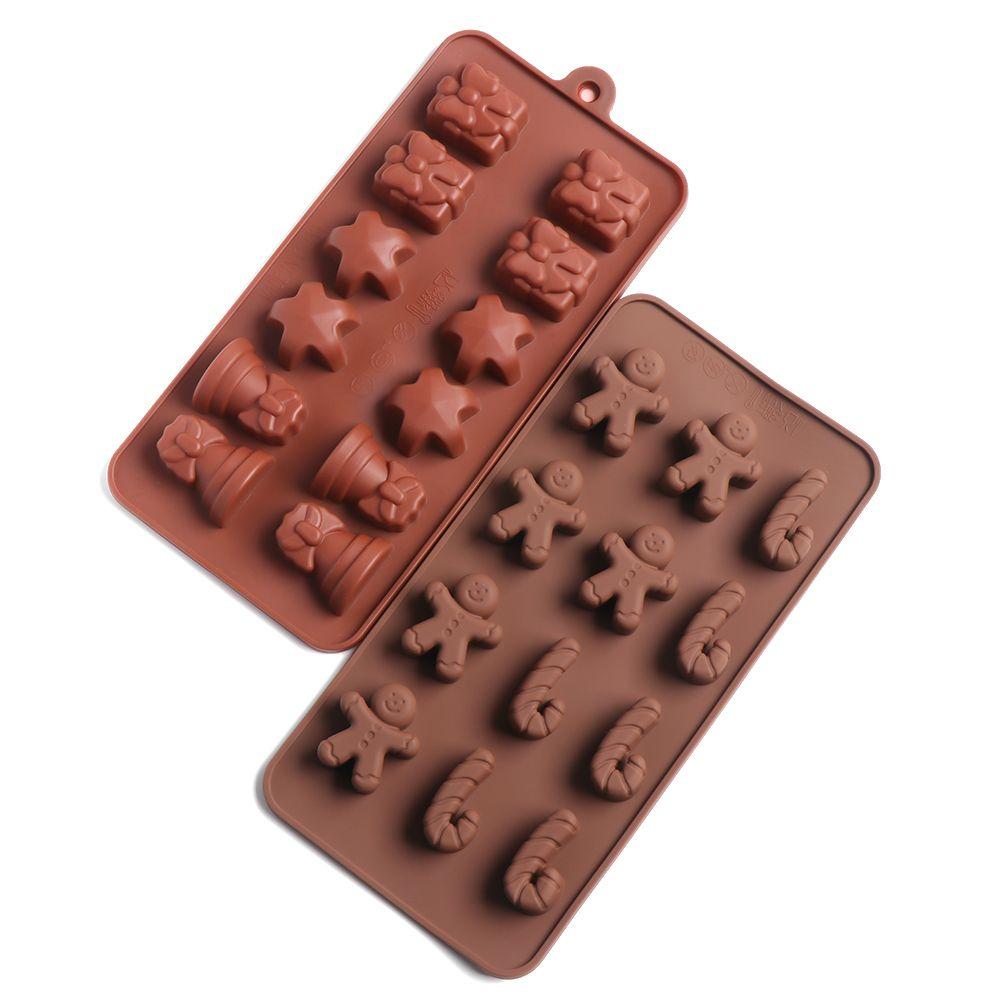 Cookie Shaping Decorating Gingerbread Man Christmas Candy Mould Xmas Chocolate Mold Baking Trays