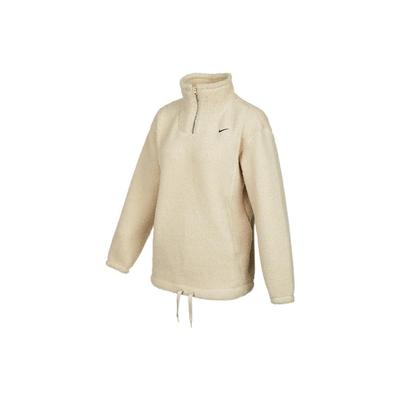 Fleece Strickpullover Half-Zip Stehkragen Jacke Damenjacken Gelb DD6475-206