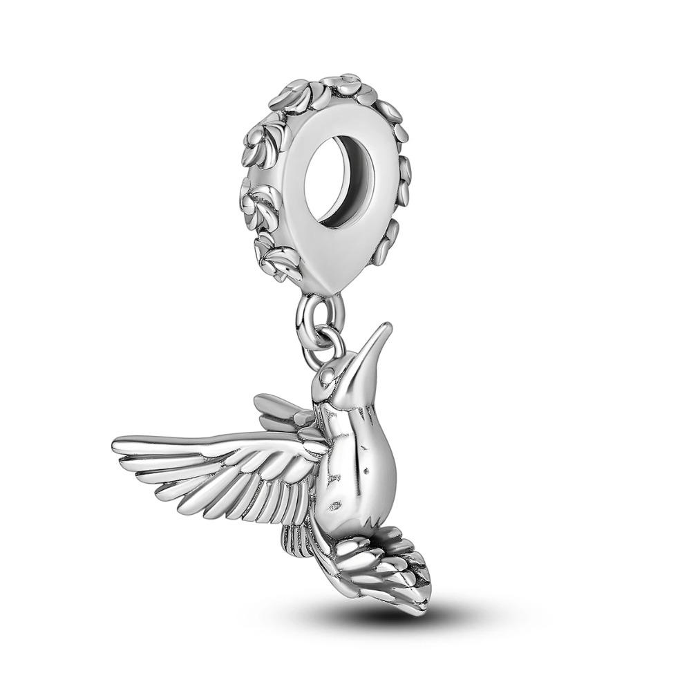 925 Silver Butterfly Firefly Pendants Charms Beads For Women Fine Jewelry Making Necklace Bracelet