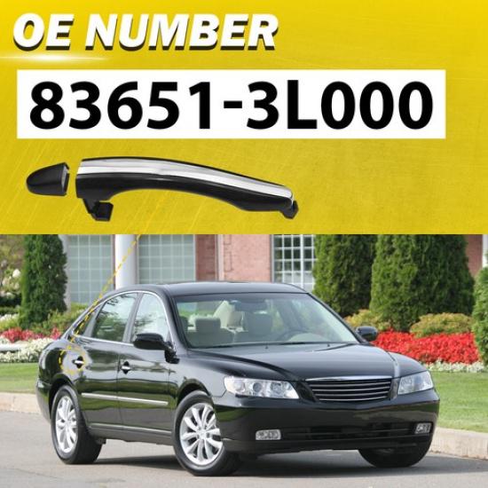 Rear Side LH/RH Interior Door Handle For 2006-2011 2007 2008 2009 Hyundai Azera