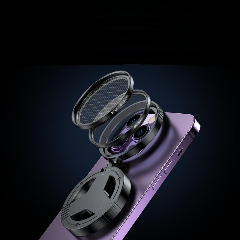 52MM CPL Filter Magnetic Circular Polarizer Camera Lens Clip Professional Phone Camera Lens & Storage Bag For Magsafe Phone 16