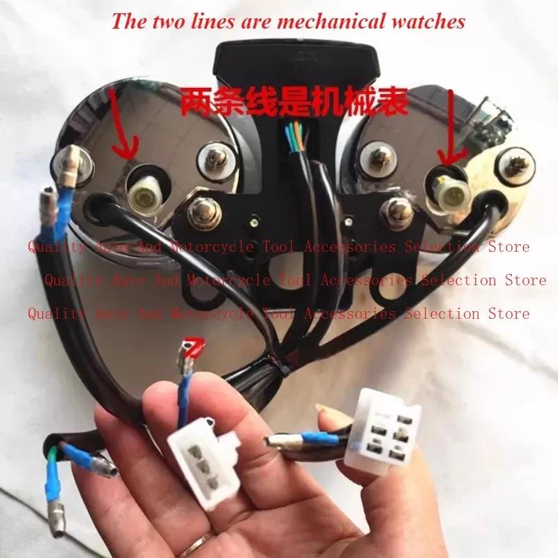 Motorcycle Instruent Tachometer Speedometer for Honda Jialing CM125 SDH125 125cc 1/2 Cables Tacho Speed Meter Clock Assembly