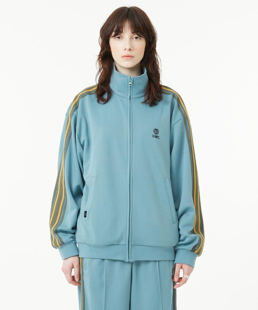 Lmc Side Striped Jersey Track Top Navy