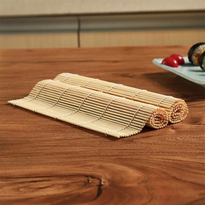 1~10PCS Kitchen Sushi Tool Bamboo Rolling Mat Onigiri Rice Paddles Tools Bamboo Sushi Mat Japanese Sushi Machine Tool Sushi