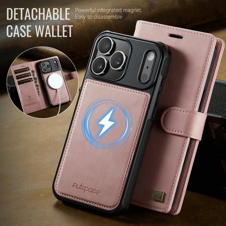 Custodia di LUSSO per IPhone 18 Pro Max 5G 2026 2in1 Portafoglio in Pelle Staccabile Porta Carte Funda IPhone 18 Pro Copertura Magnetica