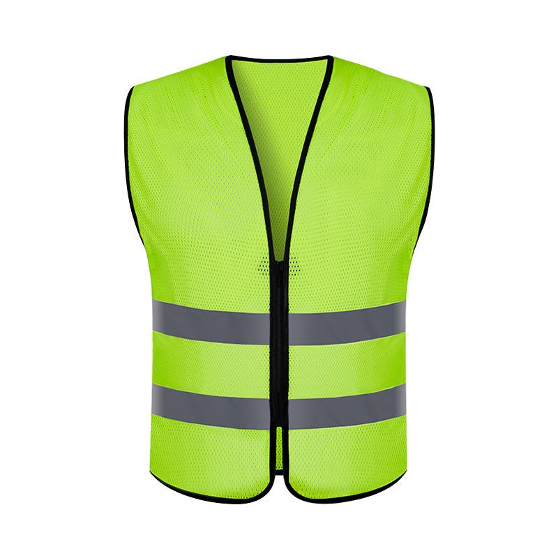 Reflective Multi-Pocket Safety Vest for Construction, Cycling, and Sanitation Workers