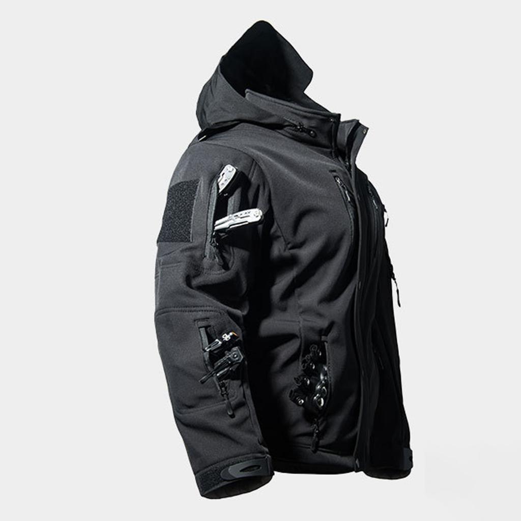 Men's Winter Solid Color Jackets Men's Fashion Trend Jackets Breathable Windproof Jackets Outdoor Sports Jackets