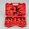 9 Pieces LongReach Hose Clamp Plier Kit | Coated Comfortable Grip, Automotive Pliers Set,
