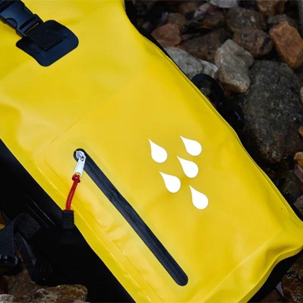 Large Capacity Waterproof Drift Bag IPX6 Rating Waterproof Bucket Bag Swimming Backpack  Kayaking