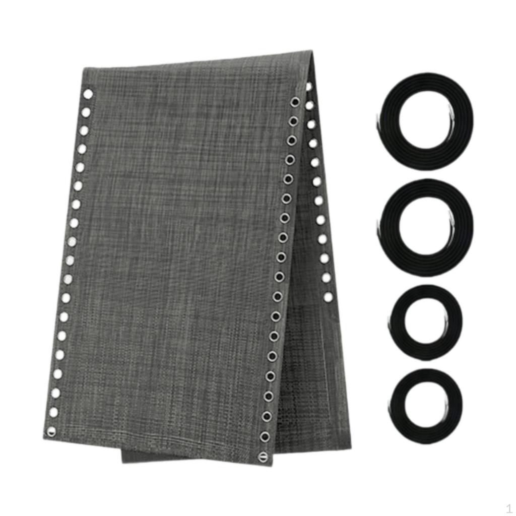 Stuhl-Ersatz-Stoff-Kordel-Set, klappbar, für Liege, Couch, Lounge, Reparatur