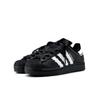 Adidas Originals Superstar 2 Night Star Pattern Abrasion Resistant Low top Skateboard Shoes Women's Black White JI0079(Team581)
