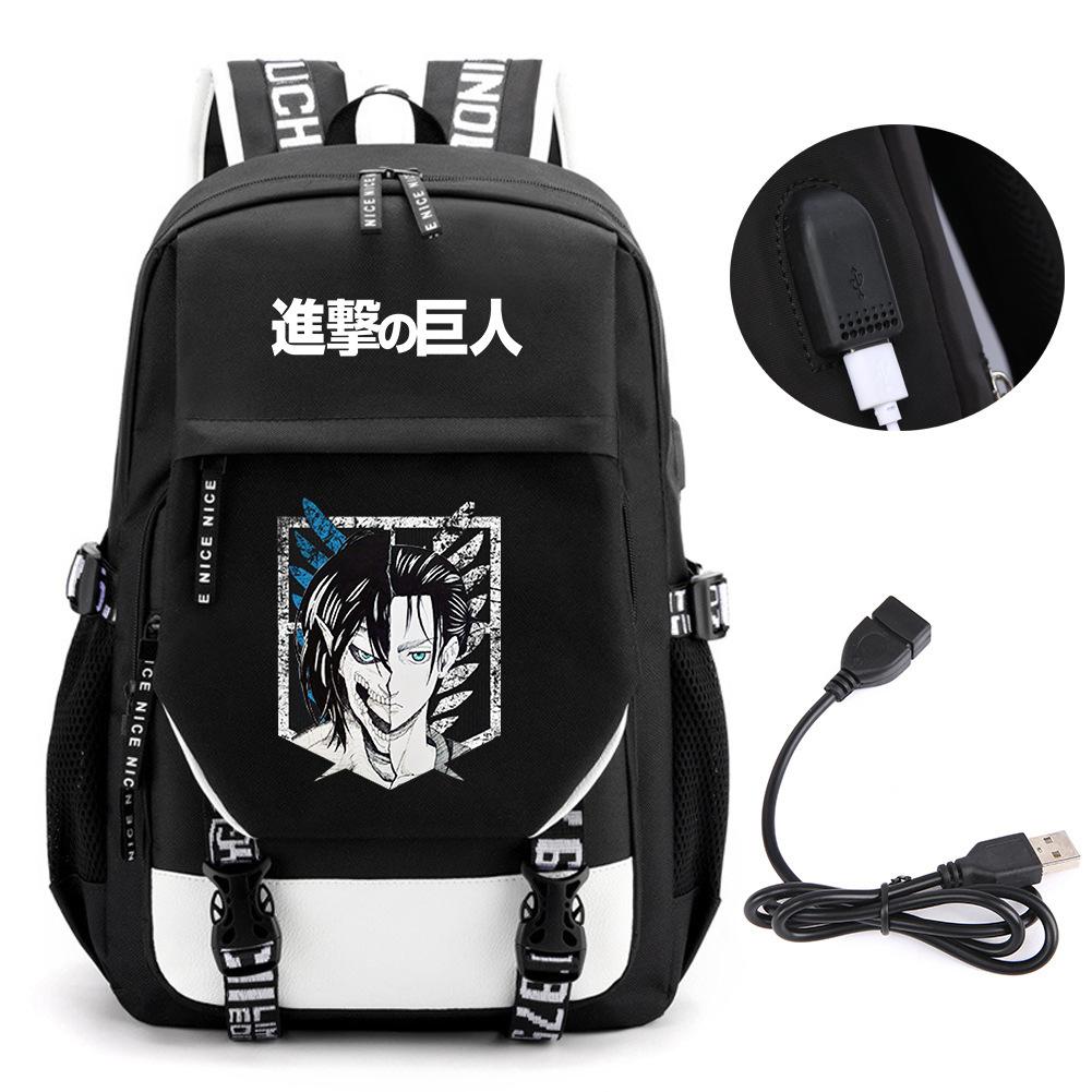 Animation Peripheral Student School Bag Large Capacity Computer Bag Outdoor Backpack
