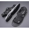 Fashion Summer Designer New Platform Leather Outdoor Beach Men's Sandals Fashion Retro Soft Sole Casual Men Shoes