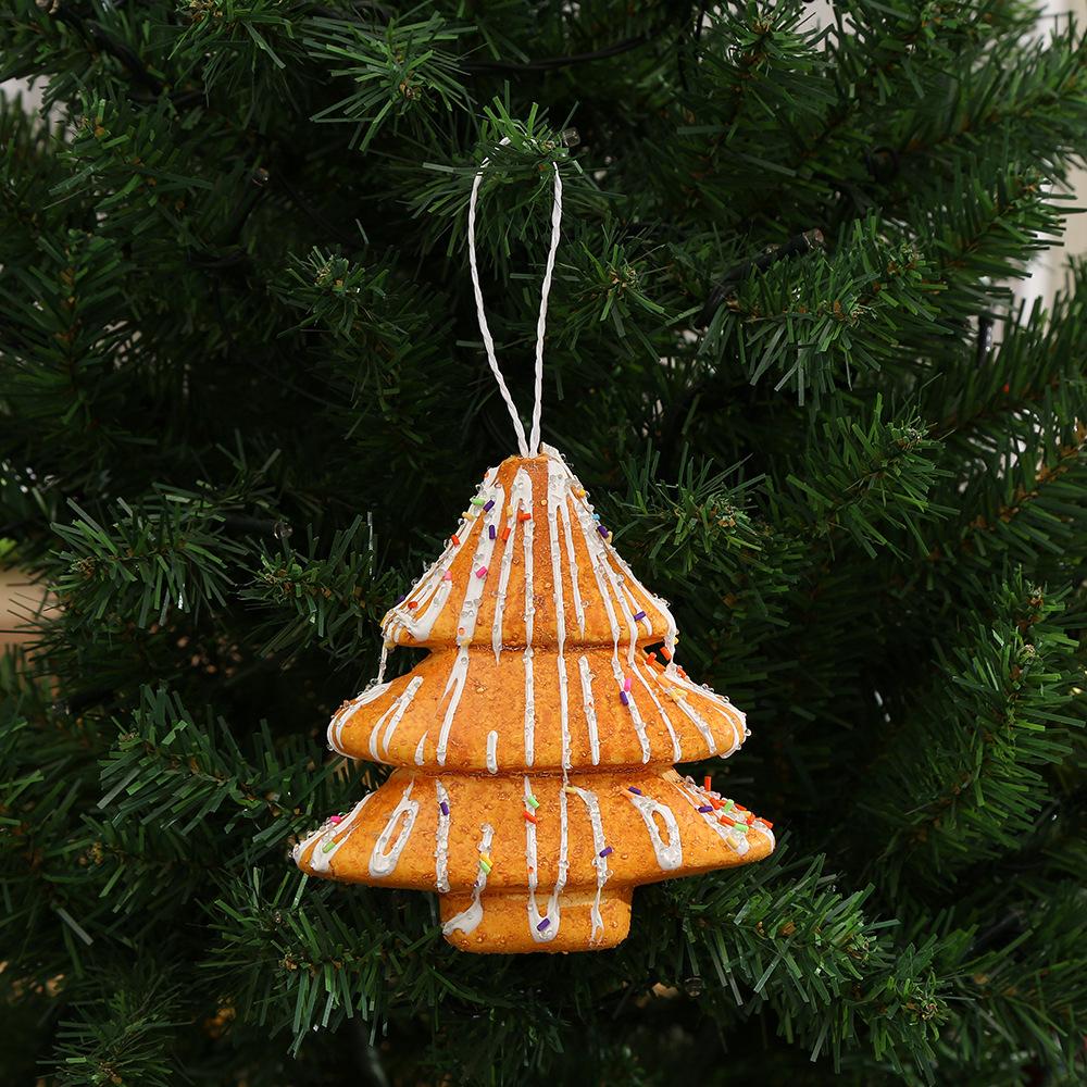 Foam Candy Cane Gingerbread Man Christmas Tree Pendant Ball Snowflake Xmas Tree Hanging Ornament for Navidad Natal Home Decor