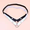 Adjustable Anti-Off Male Chastity Cage Device With Auxiliary Belt And Two-Way Widen Elastic Band Rope Sexy Underwear For Men