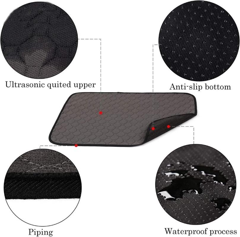 Reusable Washable Non-slip Urine Pad for Guinea Pigs, Cage Liner Beds for Rabbit Pets, and All-season Cat and Dog Training Pads