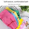 Double-Sided Extra Coarse Bath Towel for Back Scrubbing