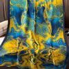 1116 New Silk Scarf Women's Summer Sunscreen Beach Scarf Women's Oversized Holiday Shawl with Fashionable Foreign Style Scarf