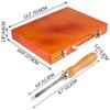 Wood Chisel Sets 12pcs Lathe Chisels 3-3/4Inch /95MM Woodworking Chisels 9Inch Wood Lathe Tools Wood Chisels Lathe Tools for Wood Carving Root Carving