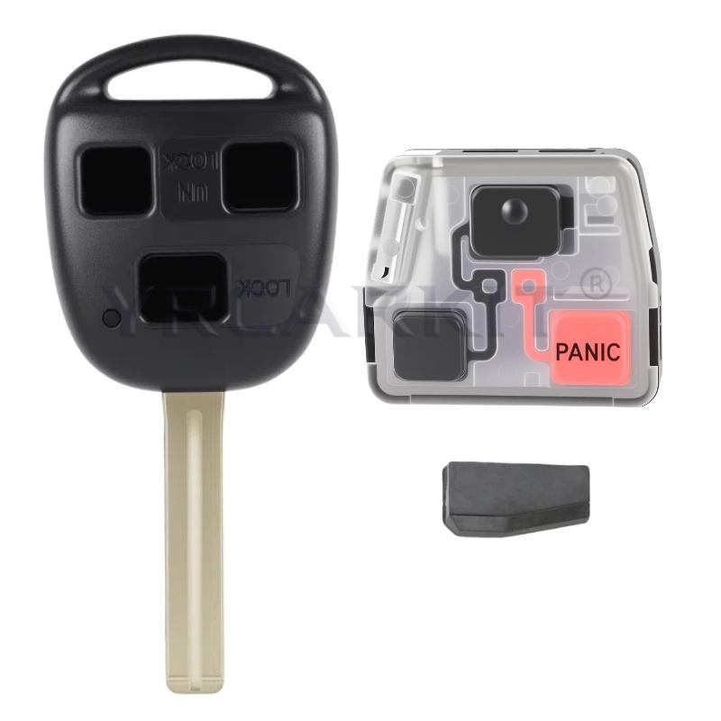 For Lexus RX330 RX350 RX400 h LS430 ES330 ES300 GX470 IS300 SC430 Car Remota key Fob HYQ12BBT 89070-488214D 68 4C Chip 314,4 MHz
