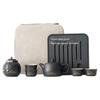 Chaxun Black Pottery Kung Fu Tea Set