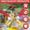 Brass Y Valves For Garden Hoses 3/4 Inch Standard Connection Featuring Large Ports & Easy Finger Operation for Garden