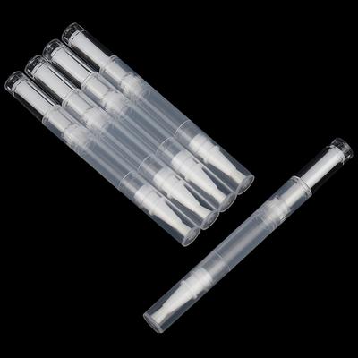 5Pcs 3Ml Nagel Ernährung Öl Leere Stift Flasche Mit Pinsel Applikator Nagel Werkzeuge