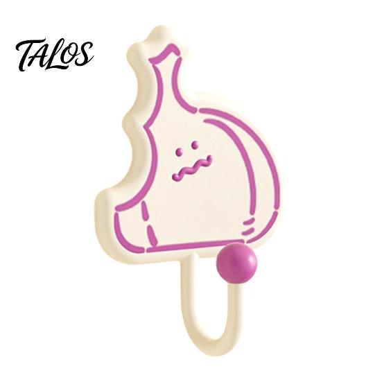 Removable Hooks Without Wall Damage Cartoon Puzzle Key Hook, Heavy Duty Traceless Plastic Hanger, Space Saving for Countertop Self Adhesive