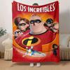 1pc The Increibles Printing Blanket - Soft, All-Season Throw for Living Room, Beroom,Personalize Gift with Aorable Cartoon Esign