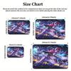 Anime Demon Area Rug, Dark Fire Water Theme Non-slip Floor Mat, Gamer Room Bedroom Decor Carpet, Washable Home Gift