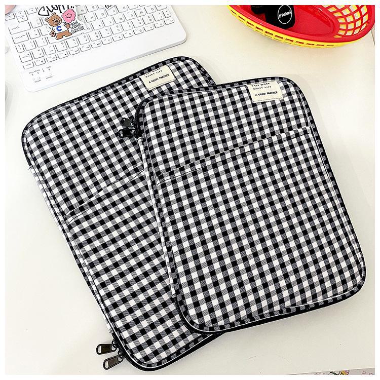 Livework Plaid iPad/Tablet Bag for MacBook 13-Inch Notebook