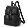 Unisex Retro Backpack Faux Leather Waterproof Schoolbag Anti-Theft Multi-Pocket Backpack for Street Travel College Students