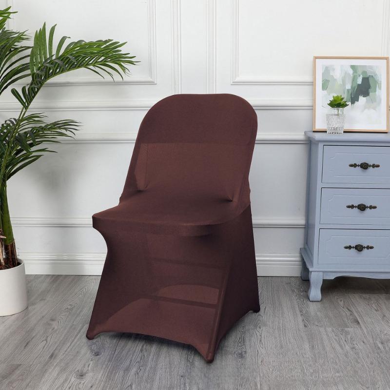 1/2/5 PCS Stretch Spandex Wedding Chair Cover for Weddings Birthdays Parties Events Hotels Banquets