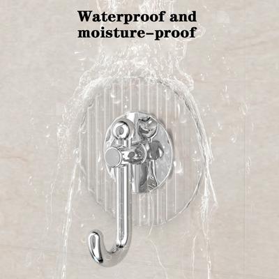 Strong Multi Functional No Drill Wall Mounted Traceless Adhesive Hooks For Bathrooms Bedroom Living Room Home