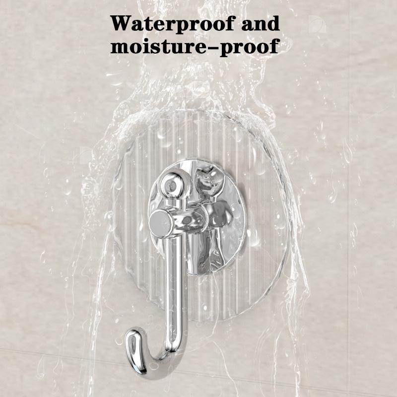 Strong Multi Functional No Drill Wall Mounted Traceless Adhesive Hooks For Bathrooms Bedroom Living Room Home