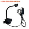 USB Adjustable Focus Aquarium Spot Light Aquascape Clip Lamp for Nano Fish Tank 360° Rotatable Clip Light for Betta/Small Aquariums Accessories