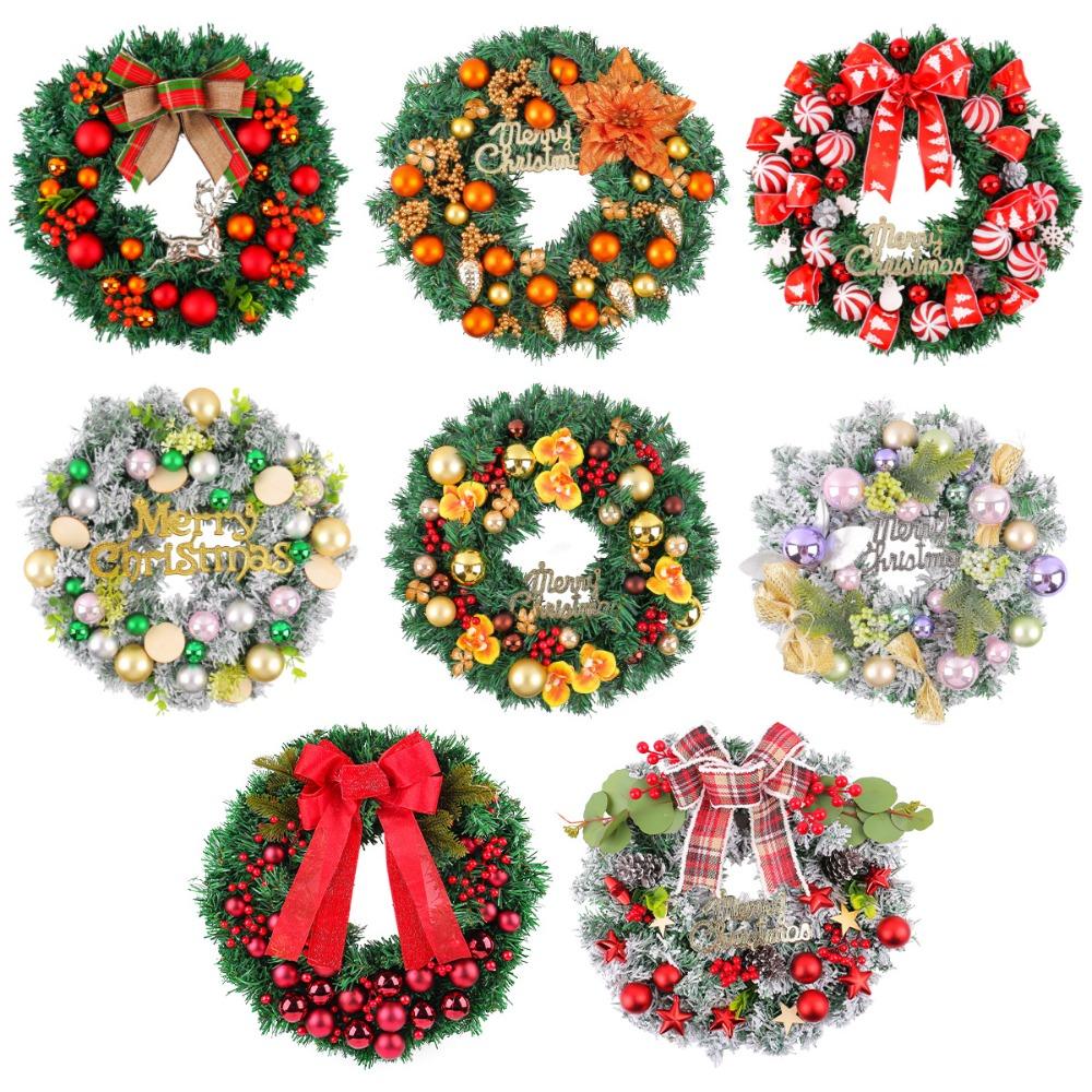 Gifts Hotel Christmas Wreath Shopping Garden Rattan Wreath Mall Window Layout Christmas Decoration