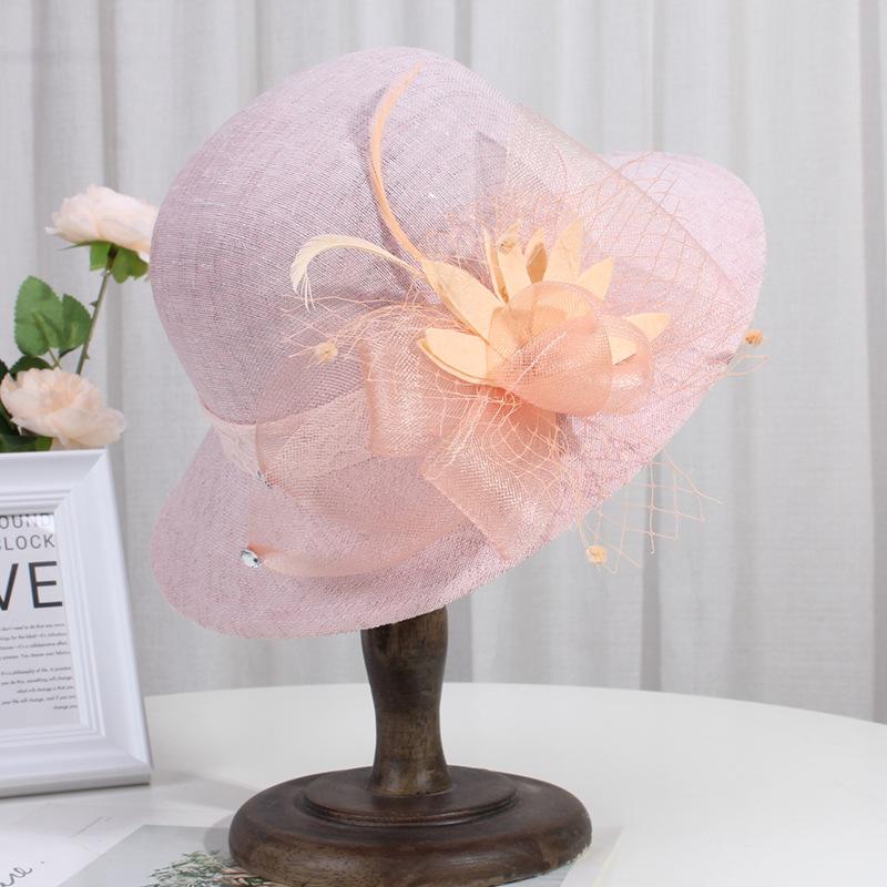 European and American sun hat, female summer French flower bucket hat, thin breathable sun hat, sunscreen fashion, foreign style cool hat