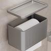 Light Luxury Toilet Paper Roll Storage Plastic Wall Mounted Storage Box  Apartment